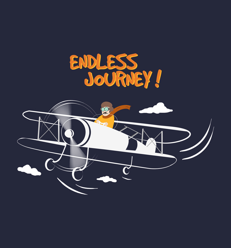 endless journey tee shirts online