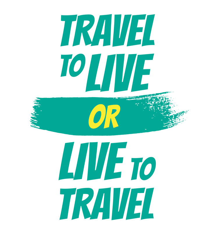 travel to live t shirts