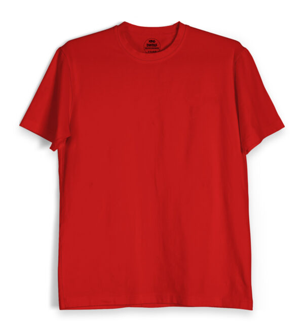 Red Plain T Shirts