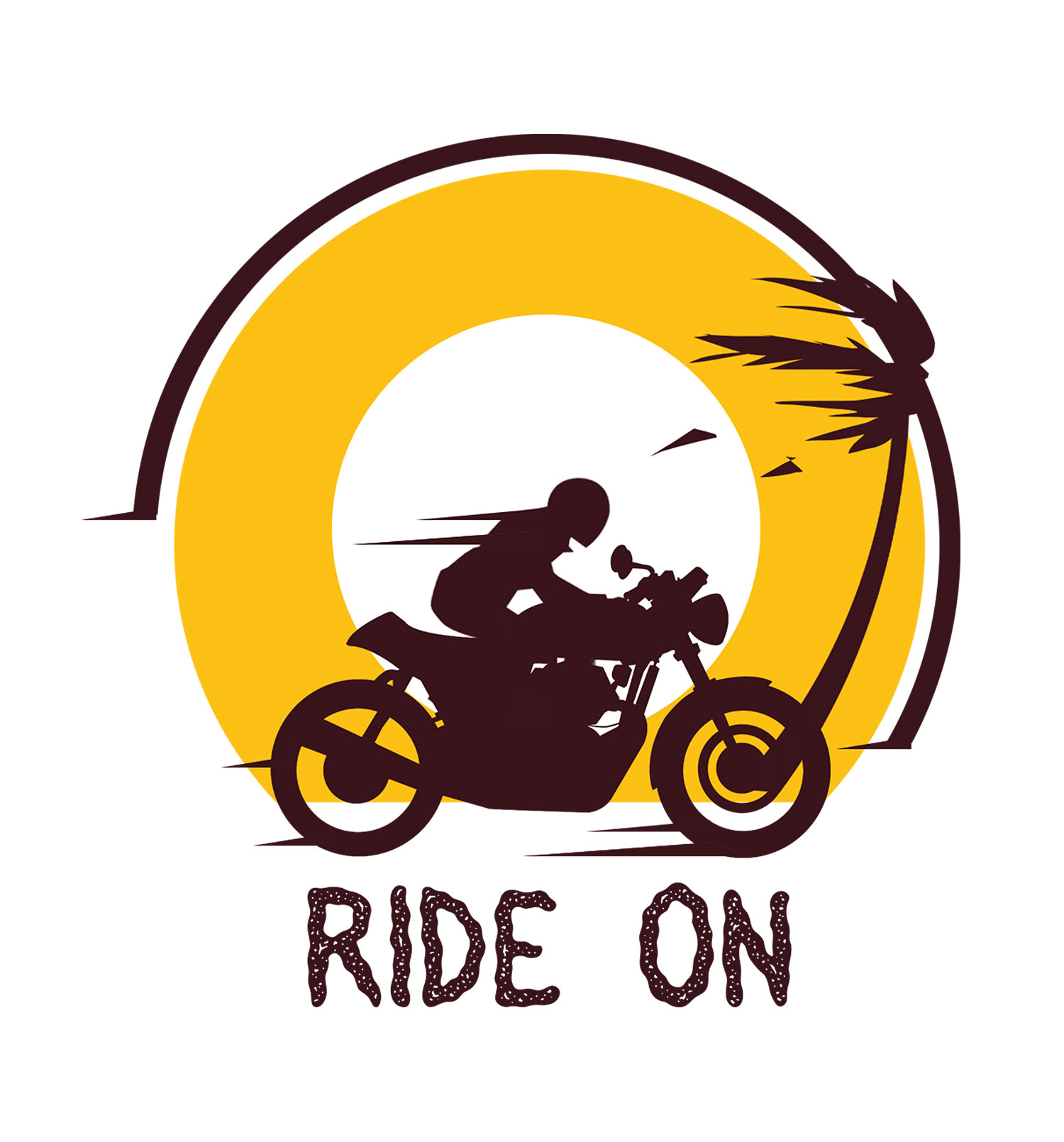 Ride on travel themed tee online