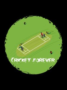 Cricket Gaming T Shirt Design