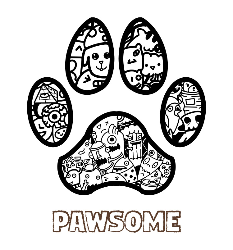 Paw some doodle